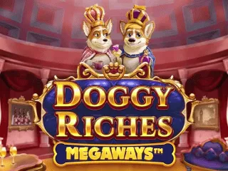 Portada de la tragaperras Doggy Riches Megaways